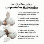 Fluffy Orejas pantuflas tiernas